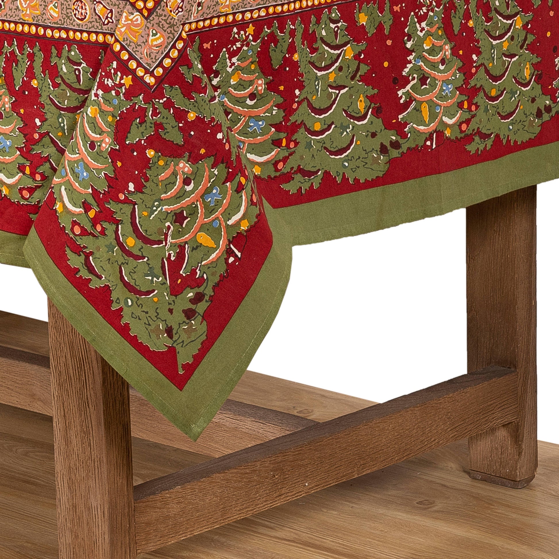 Couleur Nature Noel Red & Green | Tablecloth - Marcel’s Culinary Experience