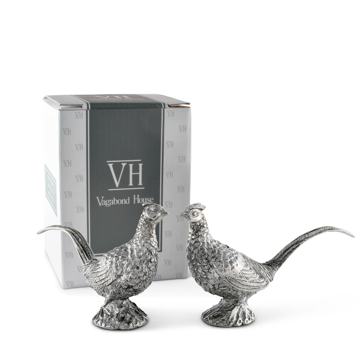 Pewter Pheasant Salt & Pepper Shakers
