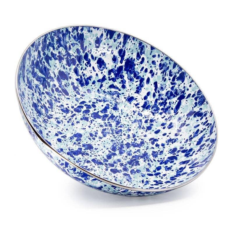 Golden Rabbit Enamelware Swirl Catering Bowl