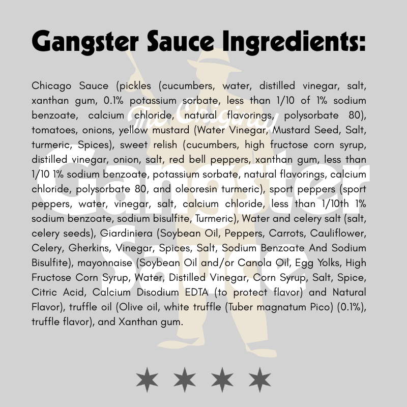 Gangster Sauce – Creamy Truffle, Giardiniera, Tangy Aioli