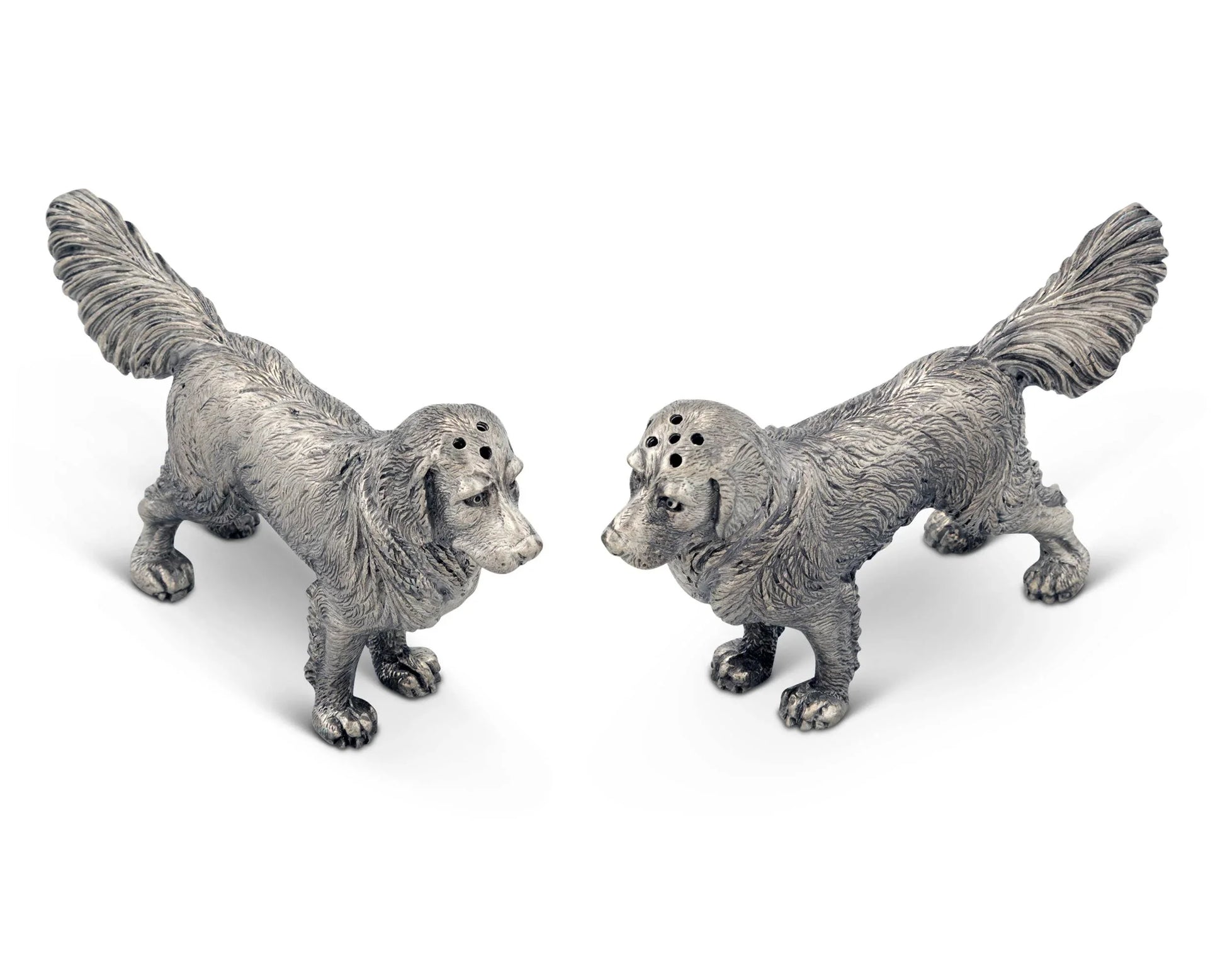 Pewter Retriever Salt and Pepper Shaker - Marcel’s Culinary Experience
