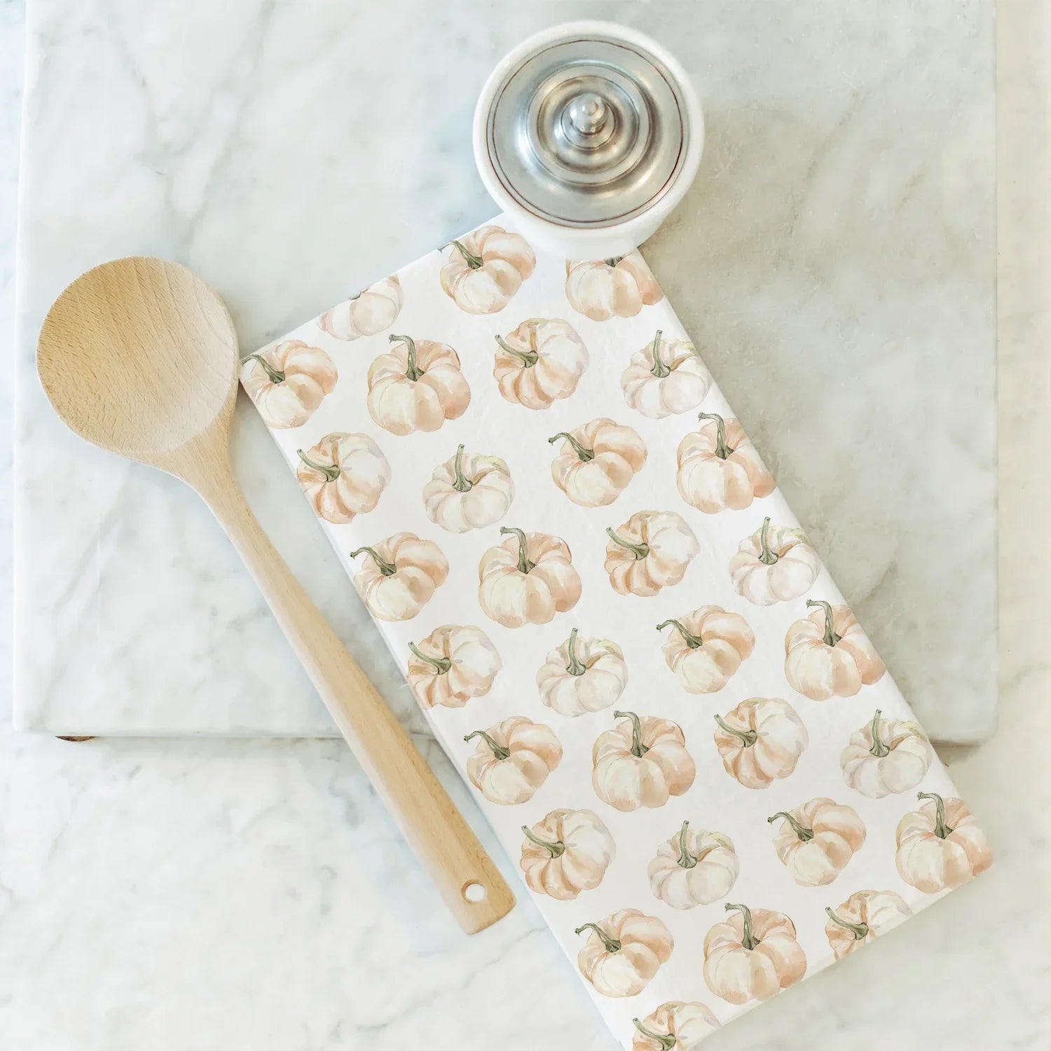Pumpkin Pattern Tea Towel - Marcel’s Culinary Experience