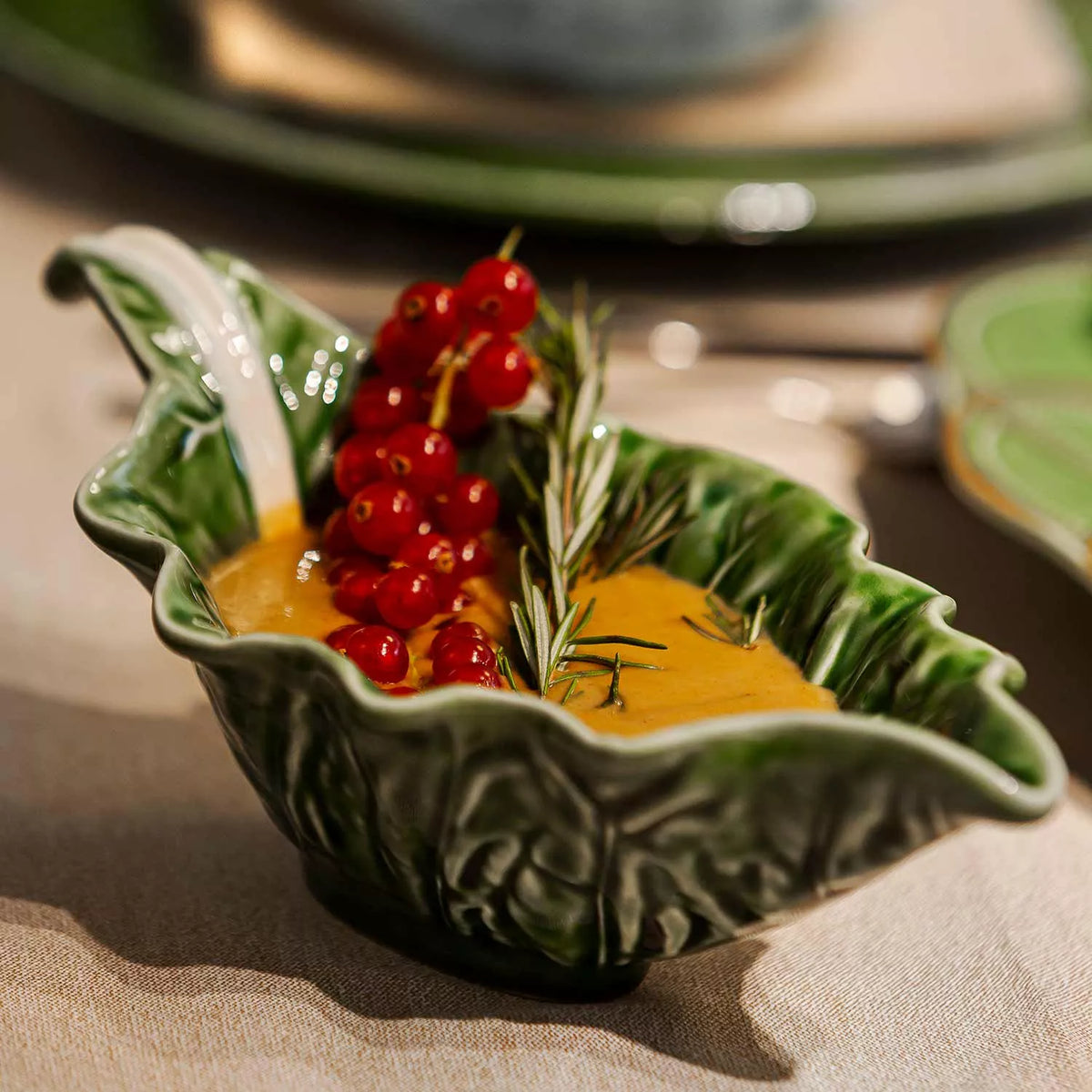 Bordallo Pinheiro Cabbage Sauceboat