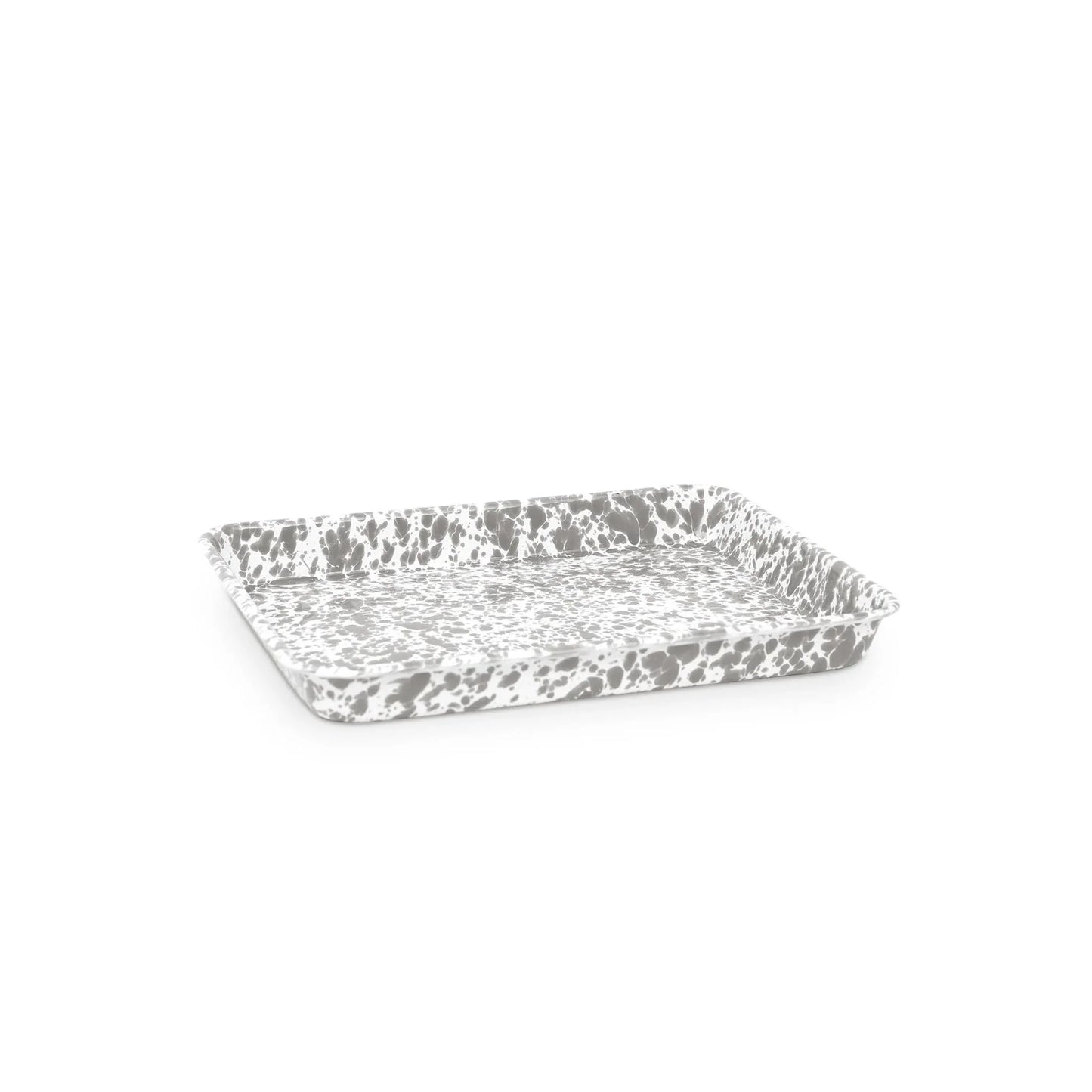 Splatter Enamelware Small Rectangular Tray - Marcel’s Culinary Experience