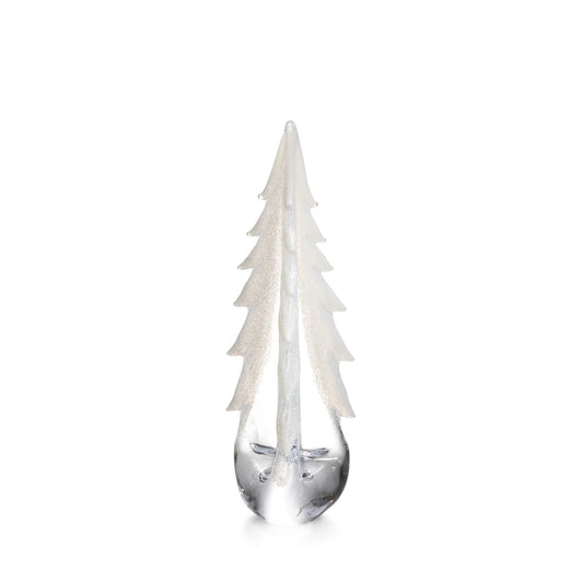 Simon Pearce Snowy Branches Evergreen, 16 Inch