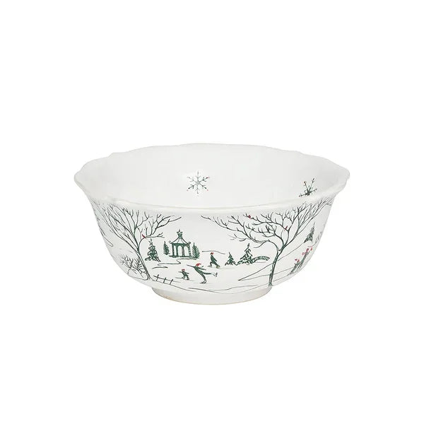 Juliska Country Estate Winter Frolic Cereal/Ice Cream Bowl - Evergreen - Marcel’s Culinary Experience