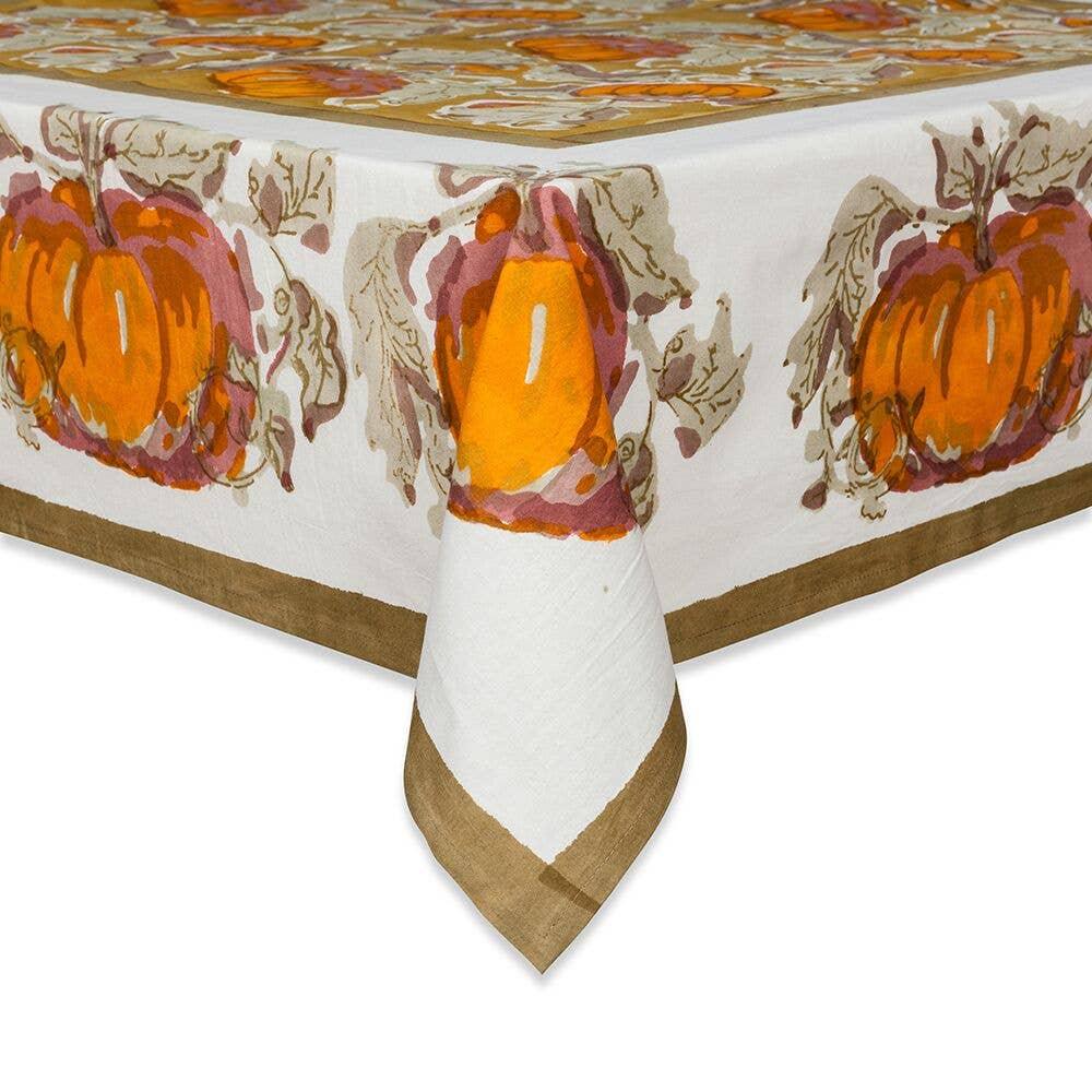 Pumpkin Orange & Mustard Tablecloths - Marcel’s Culinary Experience