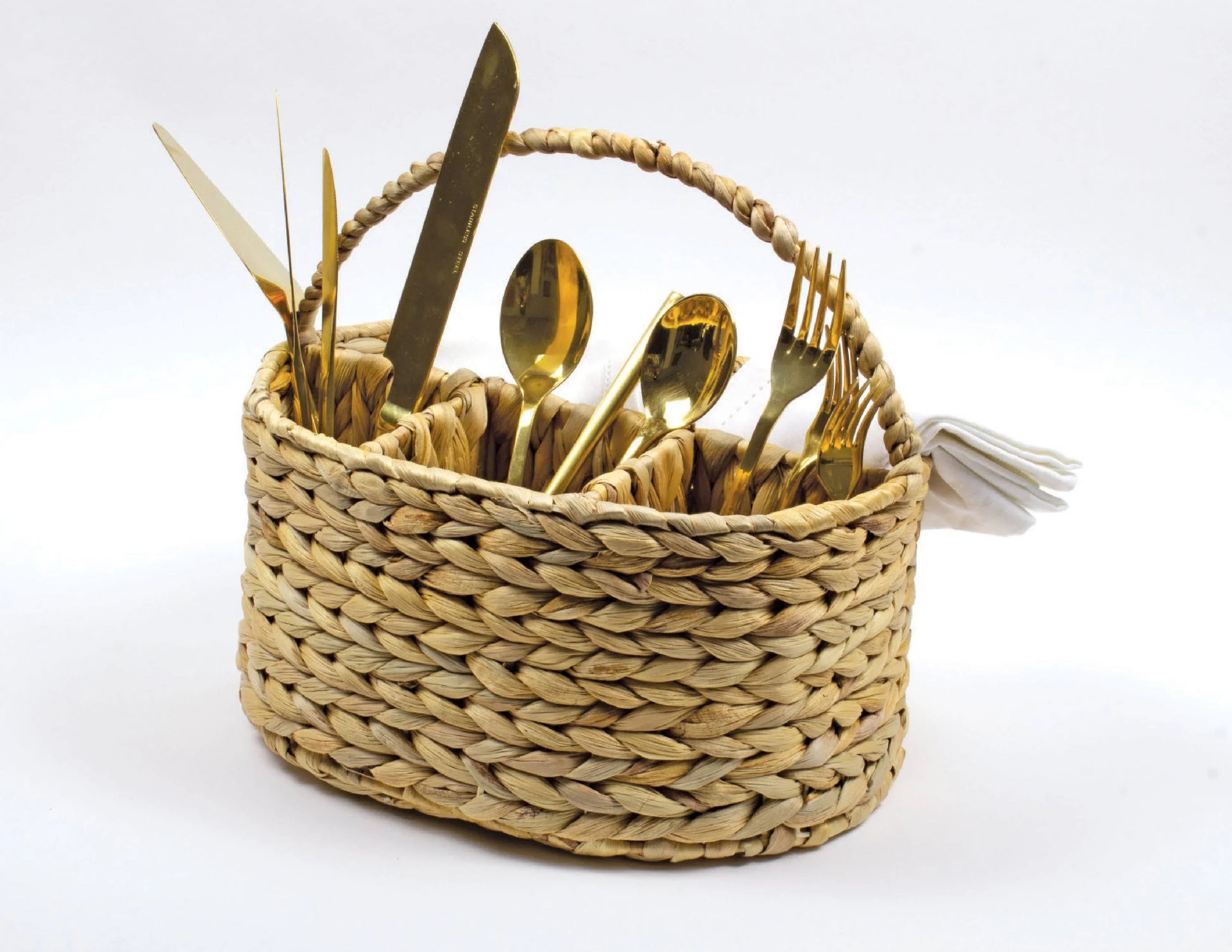 Natural Woven Utensil Caddy - Marcel’s Culinary Experience