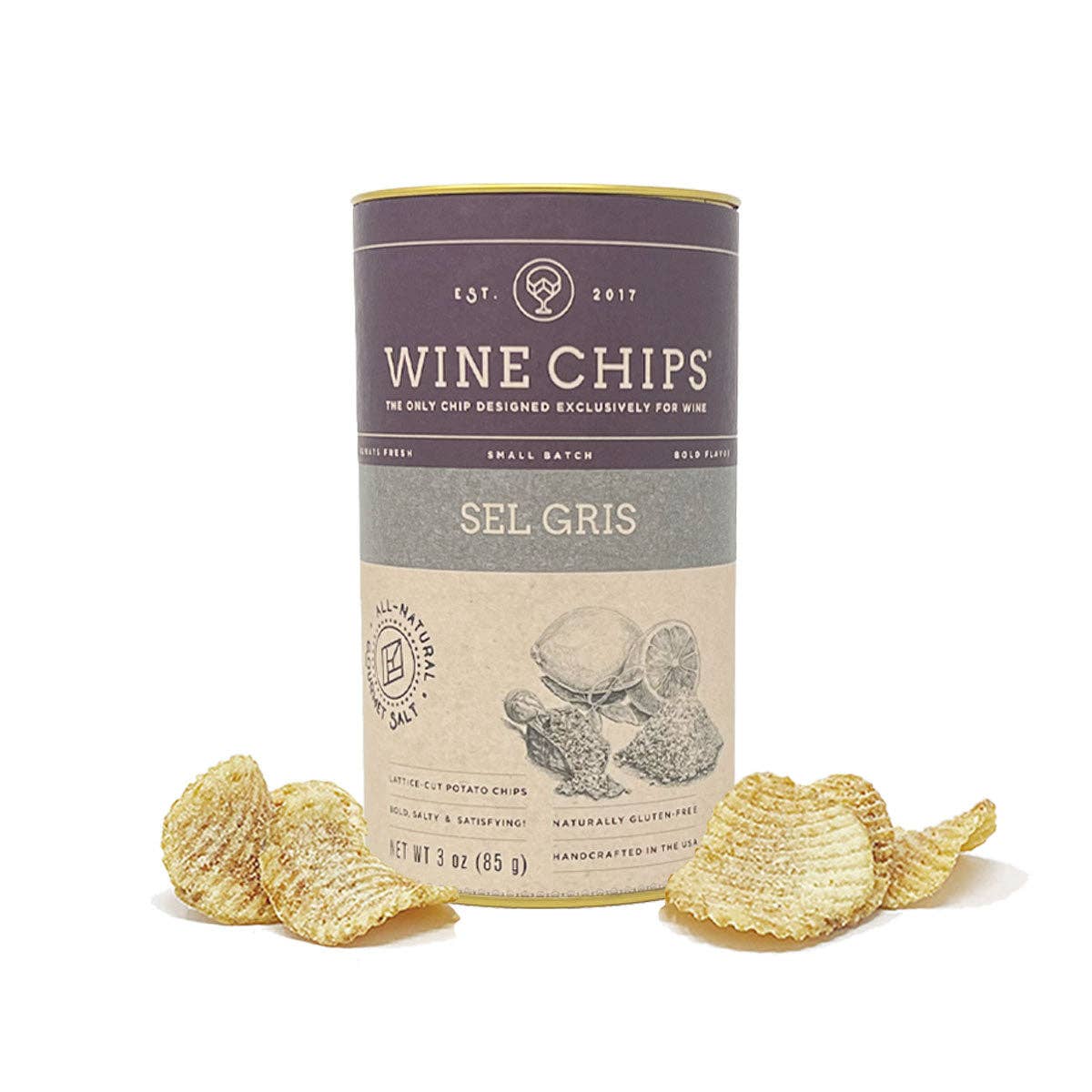 3 OZ. SEL GRIS  WINE CHIPS