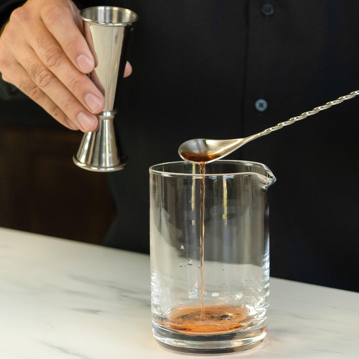 Bar Spoons (Spiral Handle, Set of 2), Stainless - Marcel’s Culinary Experience