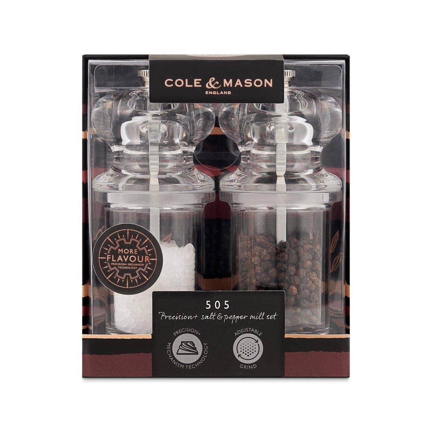 Cole & Mason 505 Salt & Pepper Mill Set - Marcel’s Culinary Experience