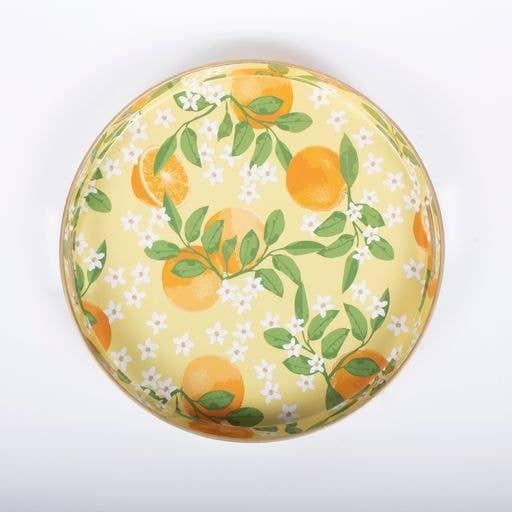 Orange Grove Round Tray - Marcel’s Culinary Experience