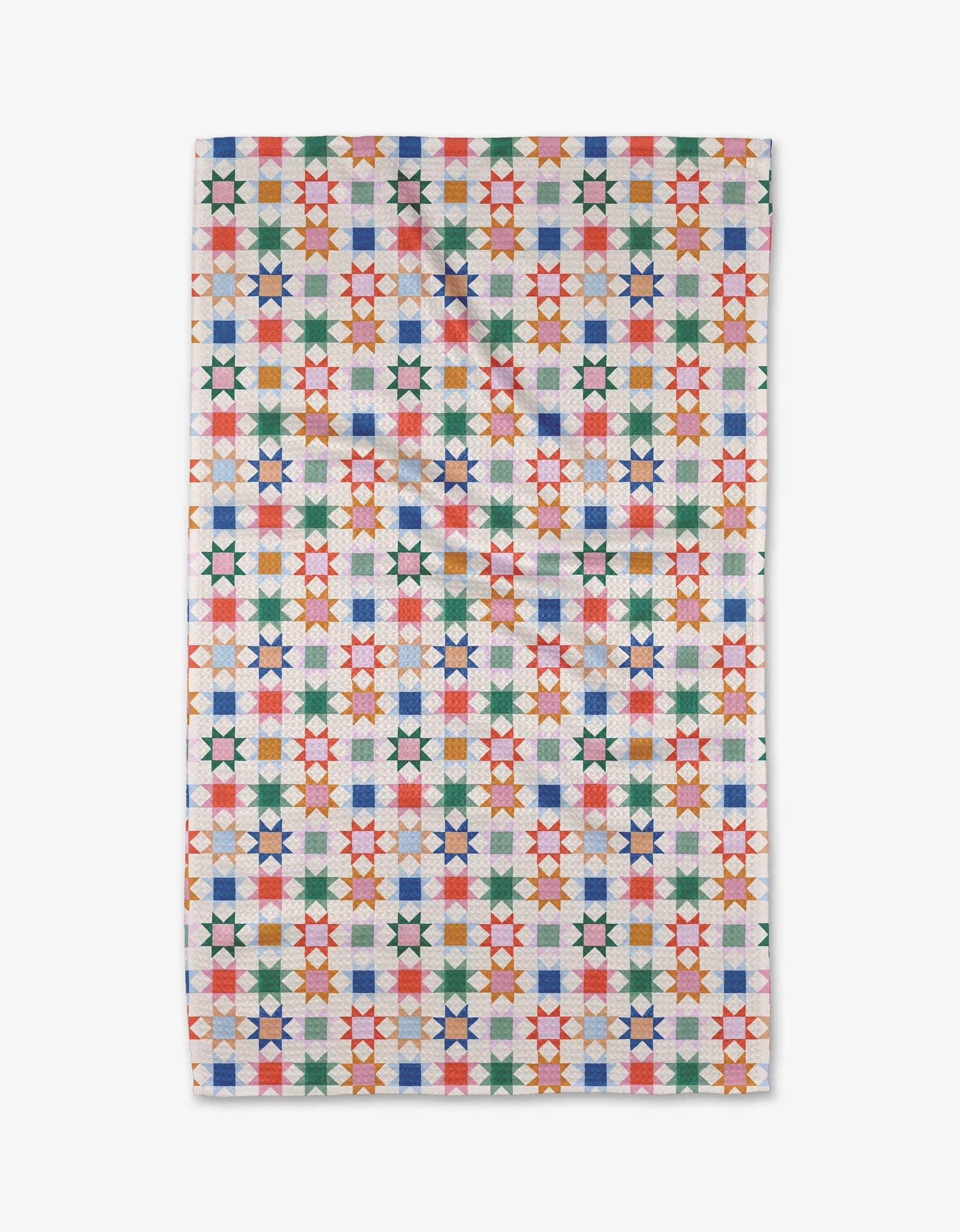 Geometry Patchwork Picnic Tea Towel - Marcel’s Culinary Experience