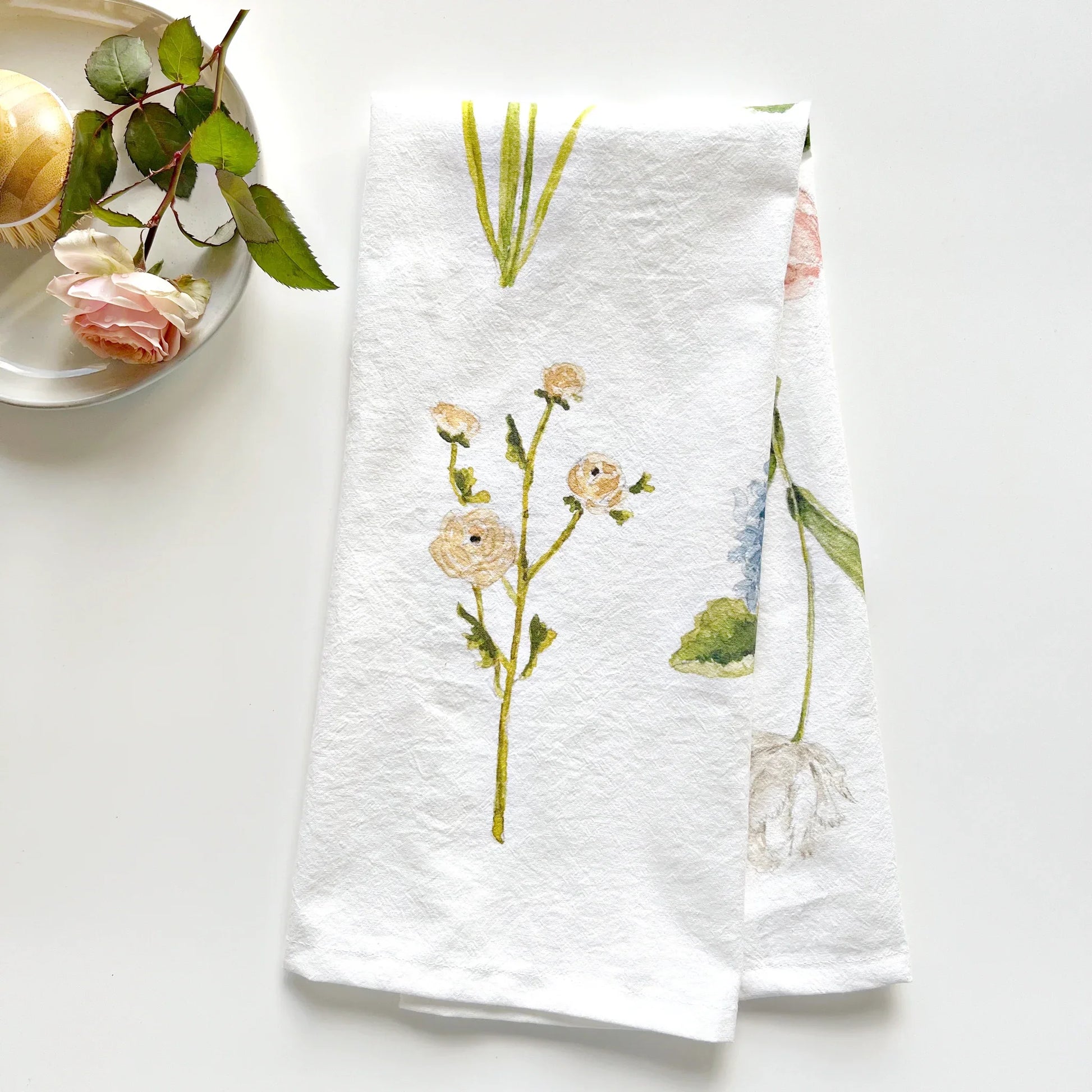 Garden flowers tea towel - Marcel’s Culinary Experience