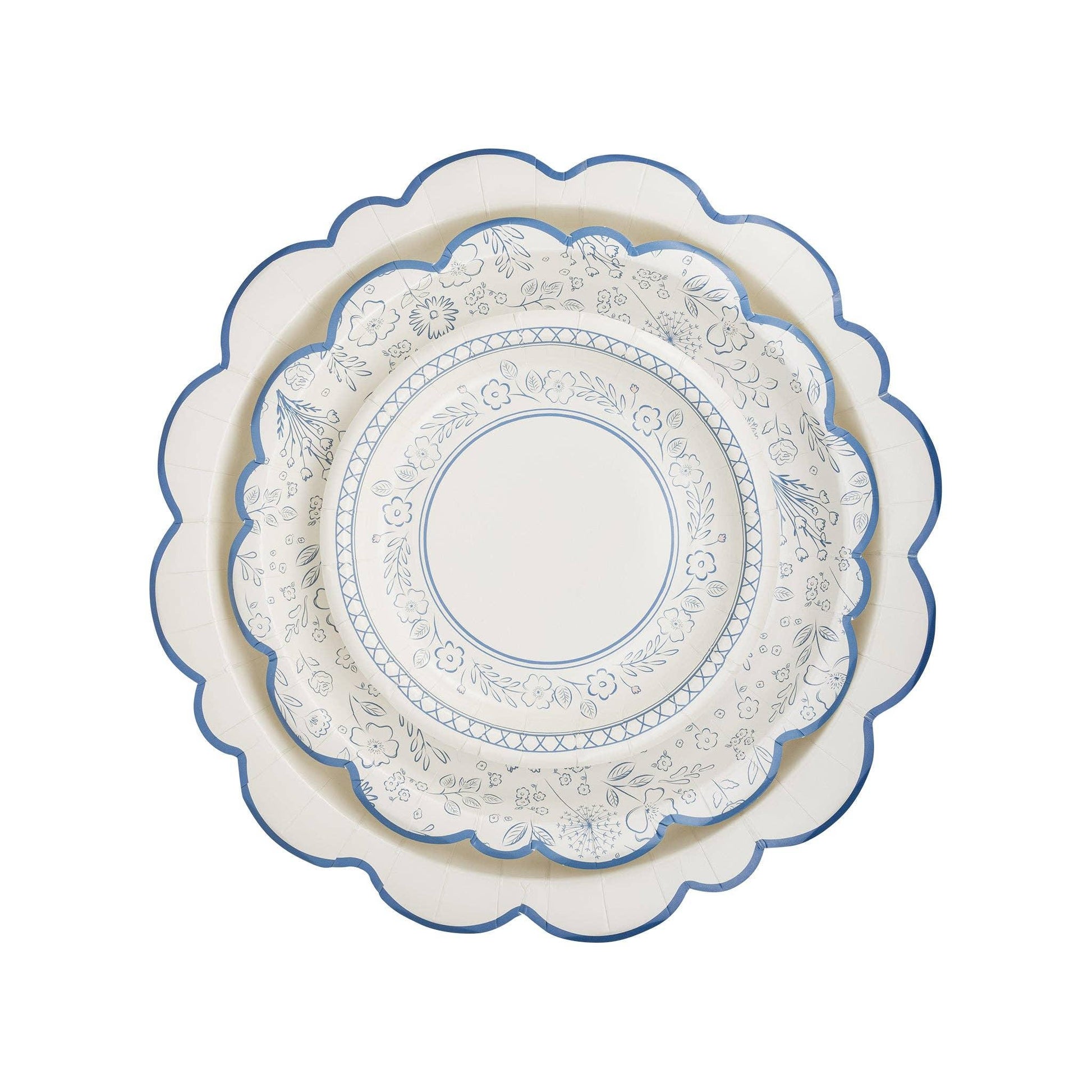 Pembroke Floral 10" Paper Plate - Marcel’s Culinary Experience