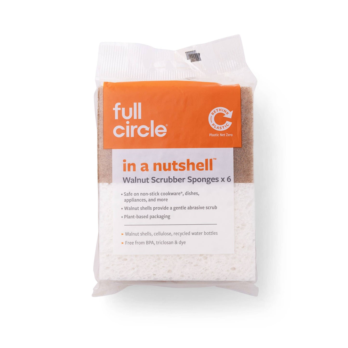 In A Nutshell Scrubber Sponge (6pk)