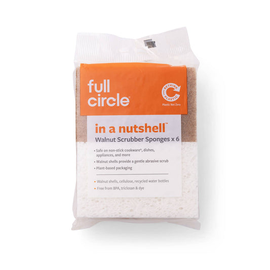 In A Nutshell Scrubber Sponge (6pk)