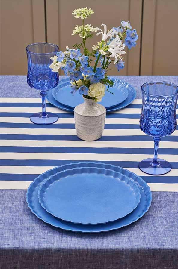 Simply Eco Dinner Plate- French Blue/8pkg - Marcel’s Culinary Experience