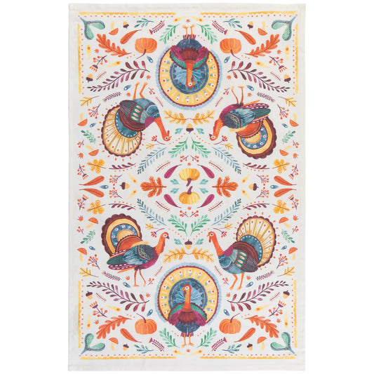 Autumn Plenty Thanksgiving Dishtowel