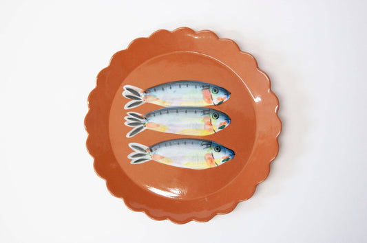 Scallop Fish Dessert Plate