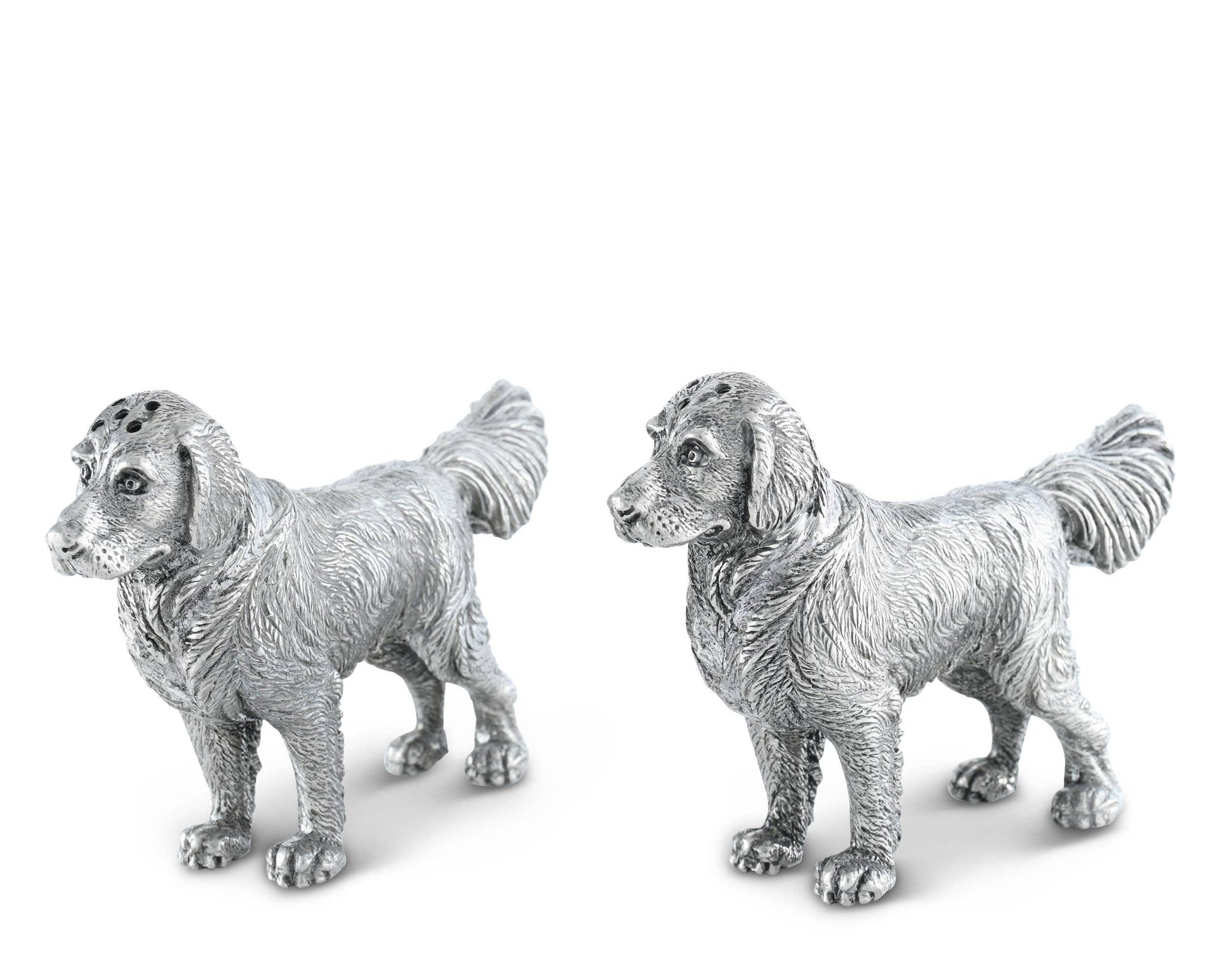 Pewter Retriever Salt and Pepper Shaker - Marcel’s Culinary Experience