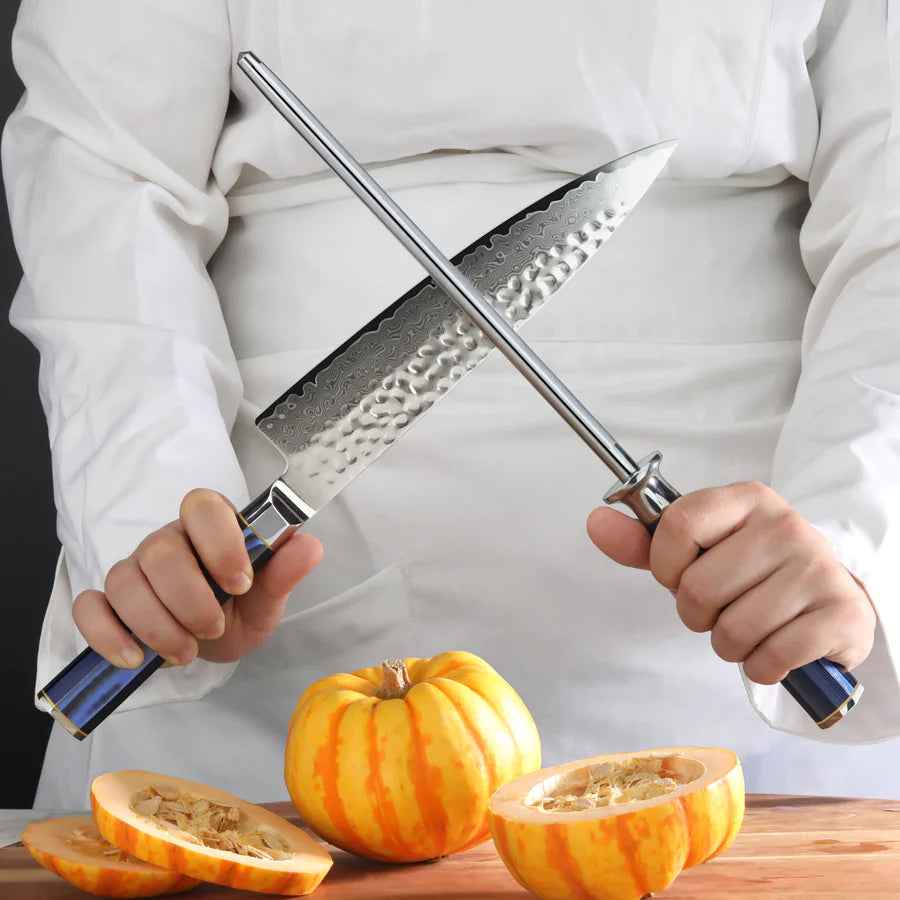 Cangshan KITA Series 9-Inch Honing Steel, Diamond-Coated Knife Sharpener