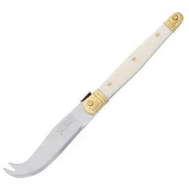Jean Dubost Mini Cheese Knife Ivory with Brass Detail - Marcel’s Culinary Experience