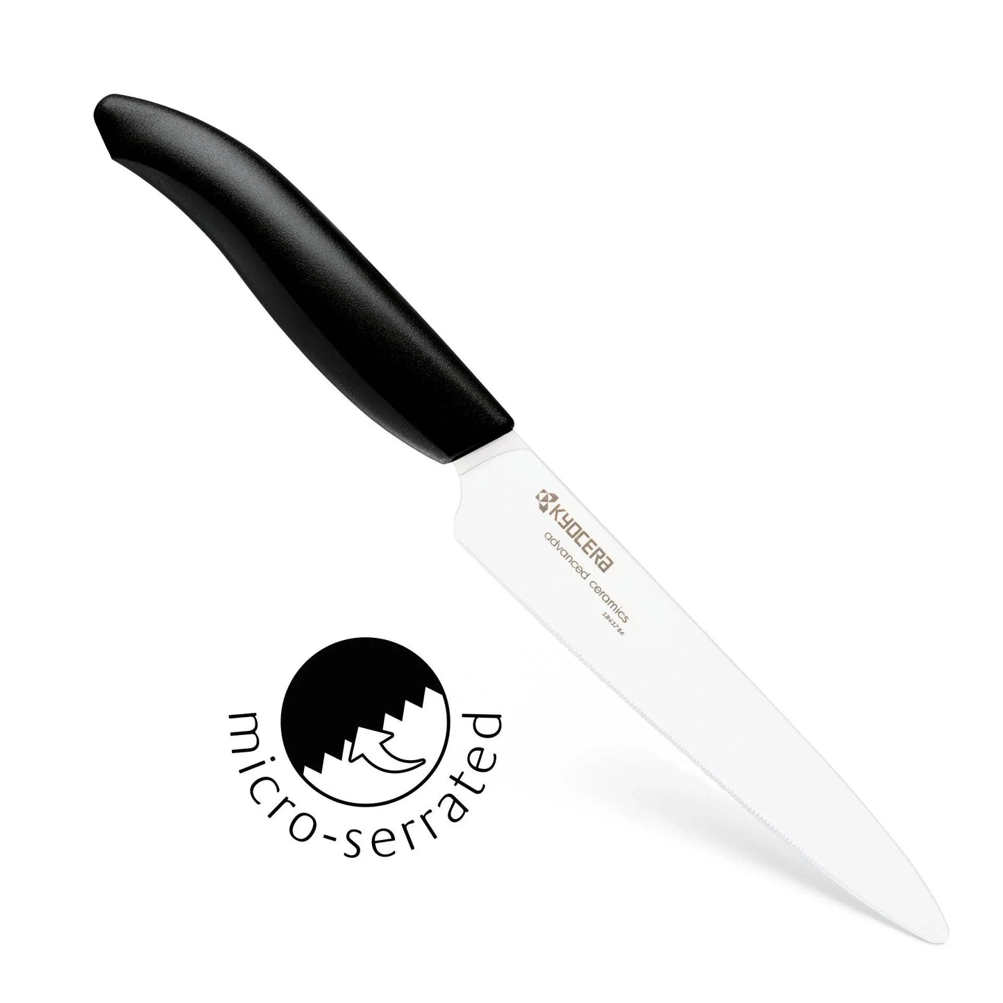 Kyocera Ceramic 5" Micro Serrated Tomato Knife - White