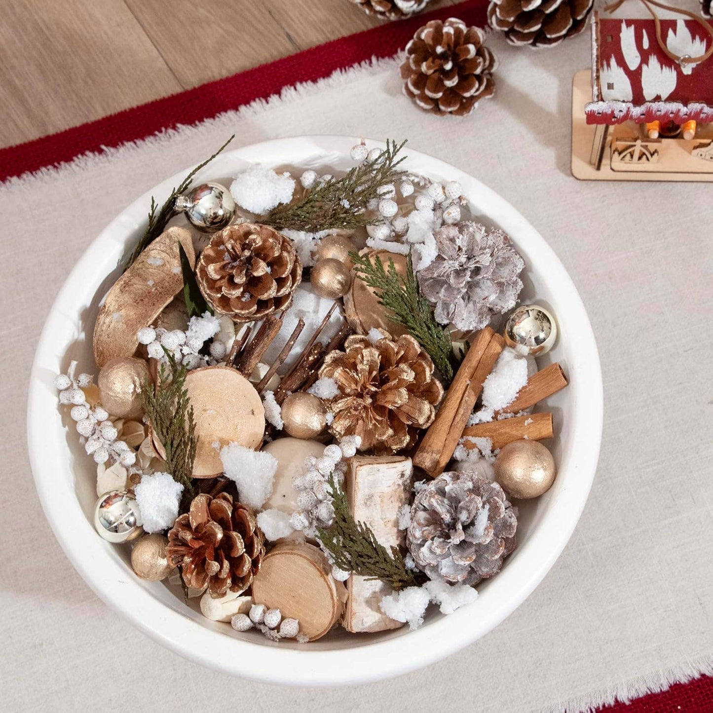Frosted Pinecone Fragrance Potpourri Bag