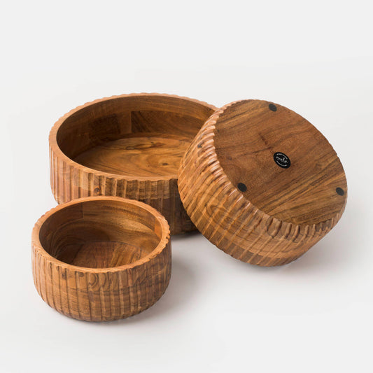 Etta Acacia Wood Bowls - Marcel’s Culinary Experience