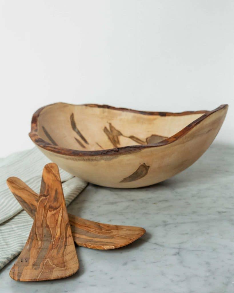 Peterman's 13" AMBROSIA MAPLE OVAL BOWL - Marcel’s Culinary Experience