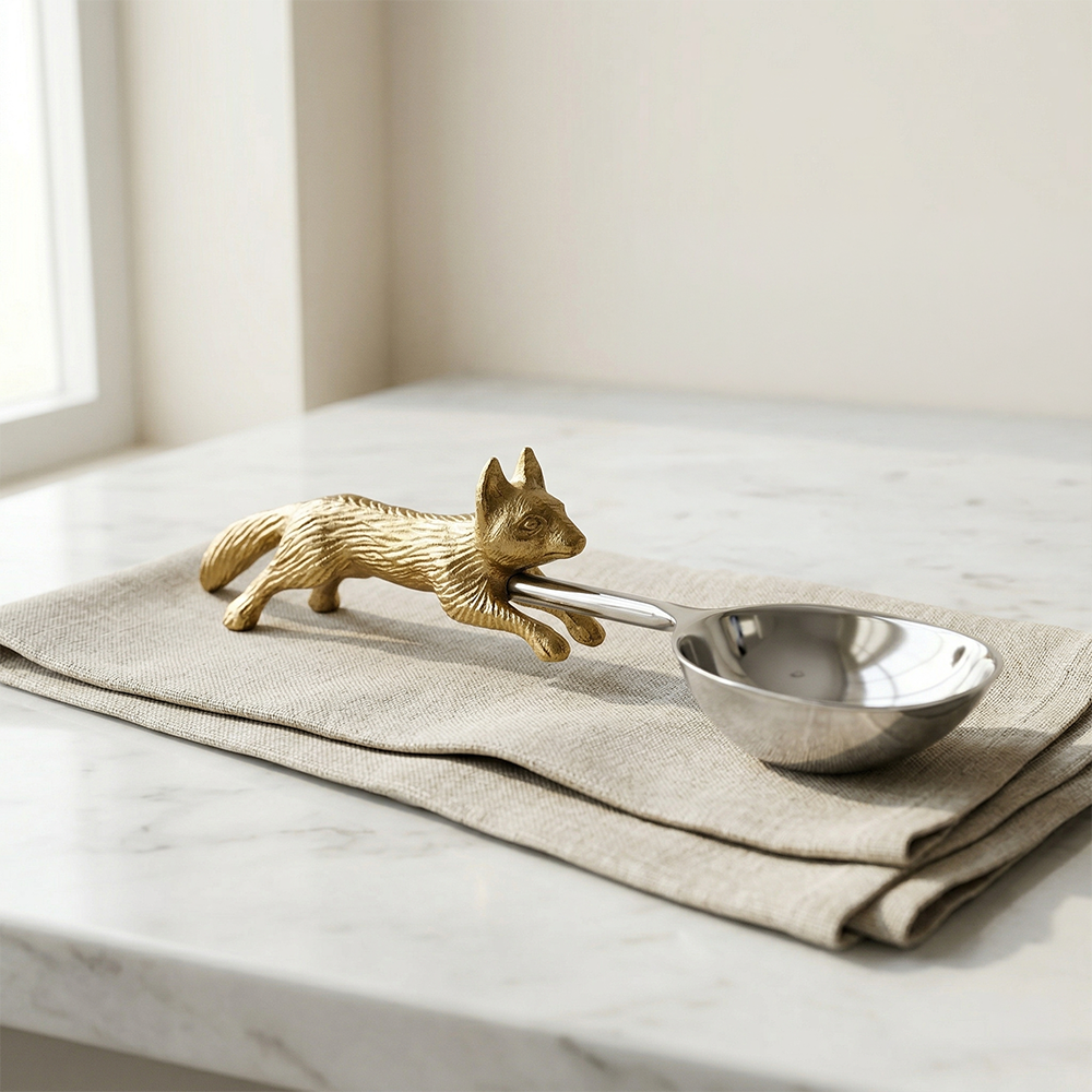 Gold Fox Handle Ice Scoop
