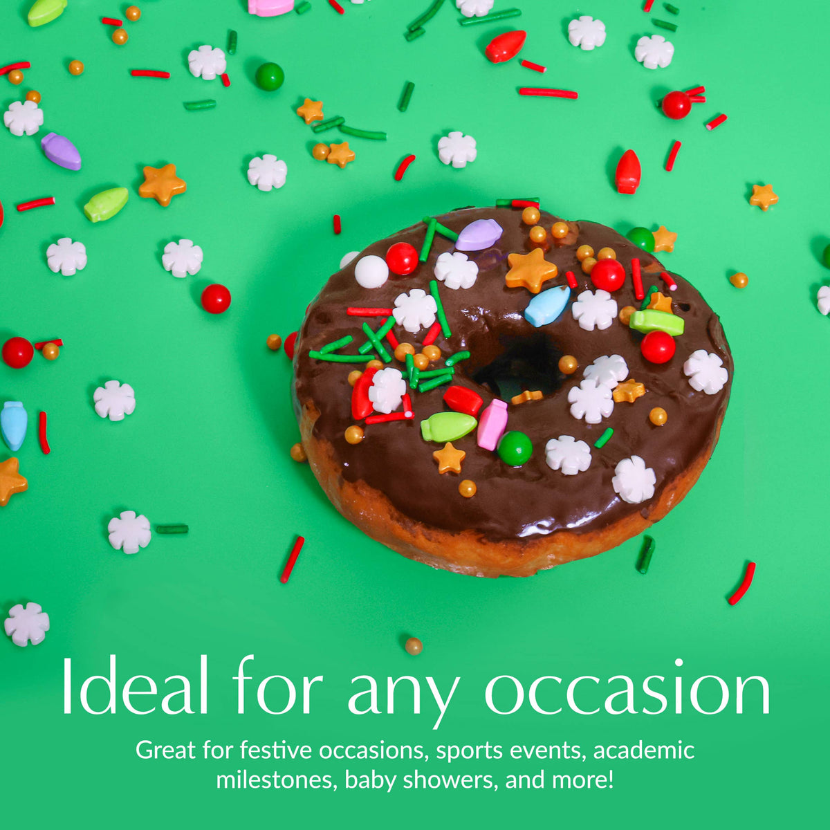 Sprinklemania Holiday Lights Sprinkles, 3.5 oz Cube