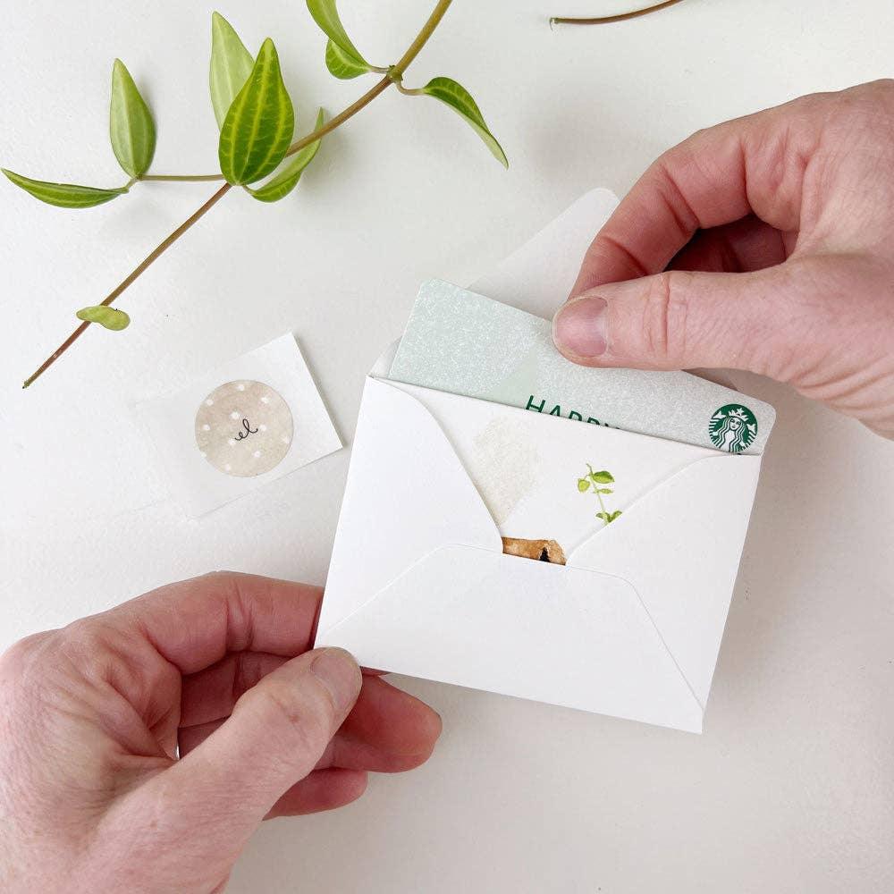 Hydrangea stem mini notecard - Marcel’s Culinary Experience