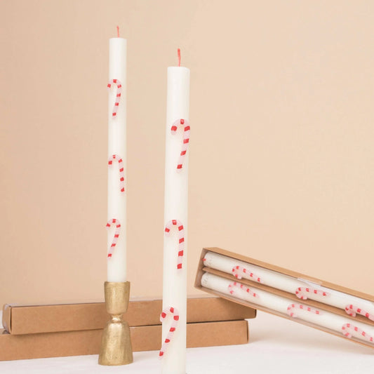 Candy Cane Table Candles - Marcel’s Culinary Experience