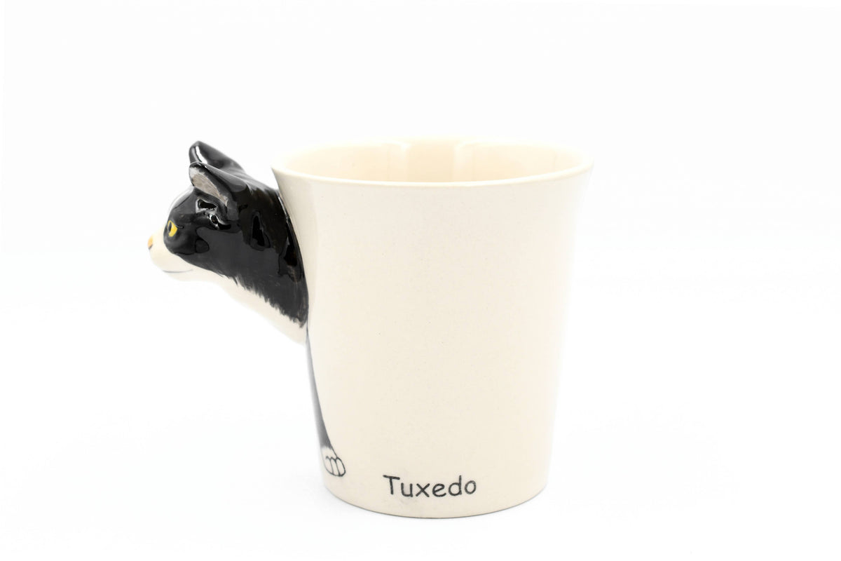 Tuxedo Cat Mug, 10 oz