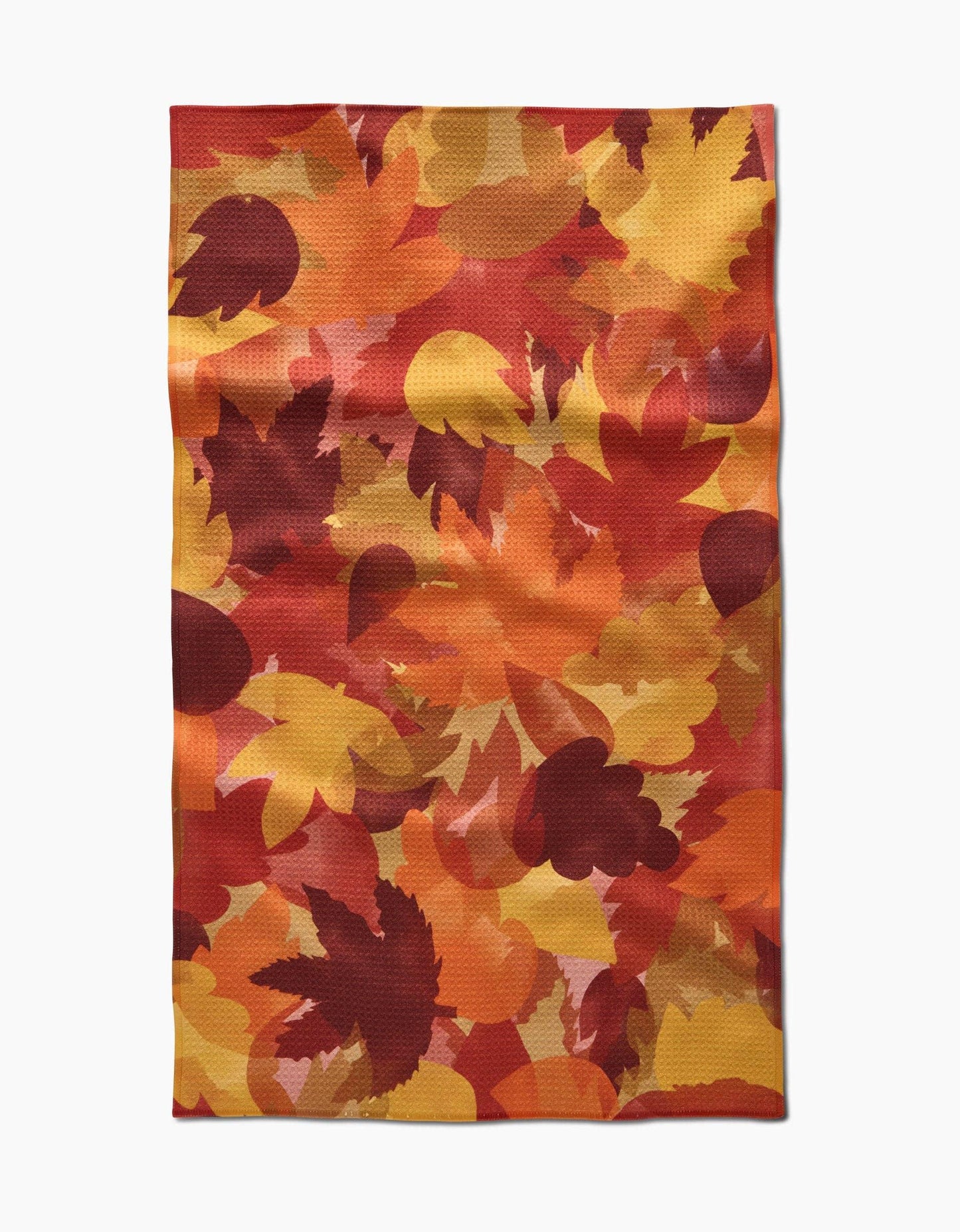 Geometry Watercolor Fallen Leaves Tea Towel - Marcel’s Culinary Experience