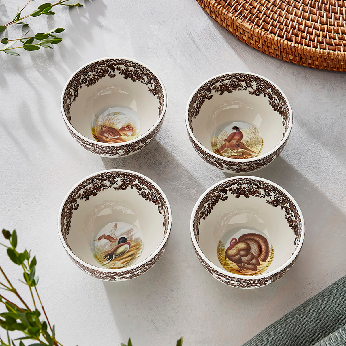 Spode Woodland Dip Bowls