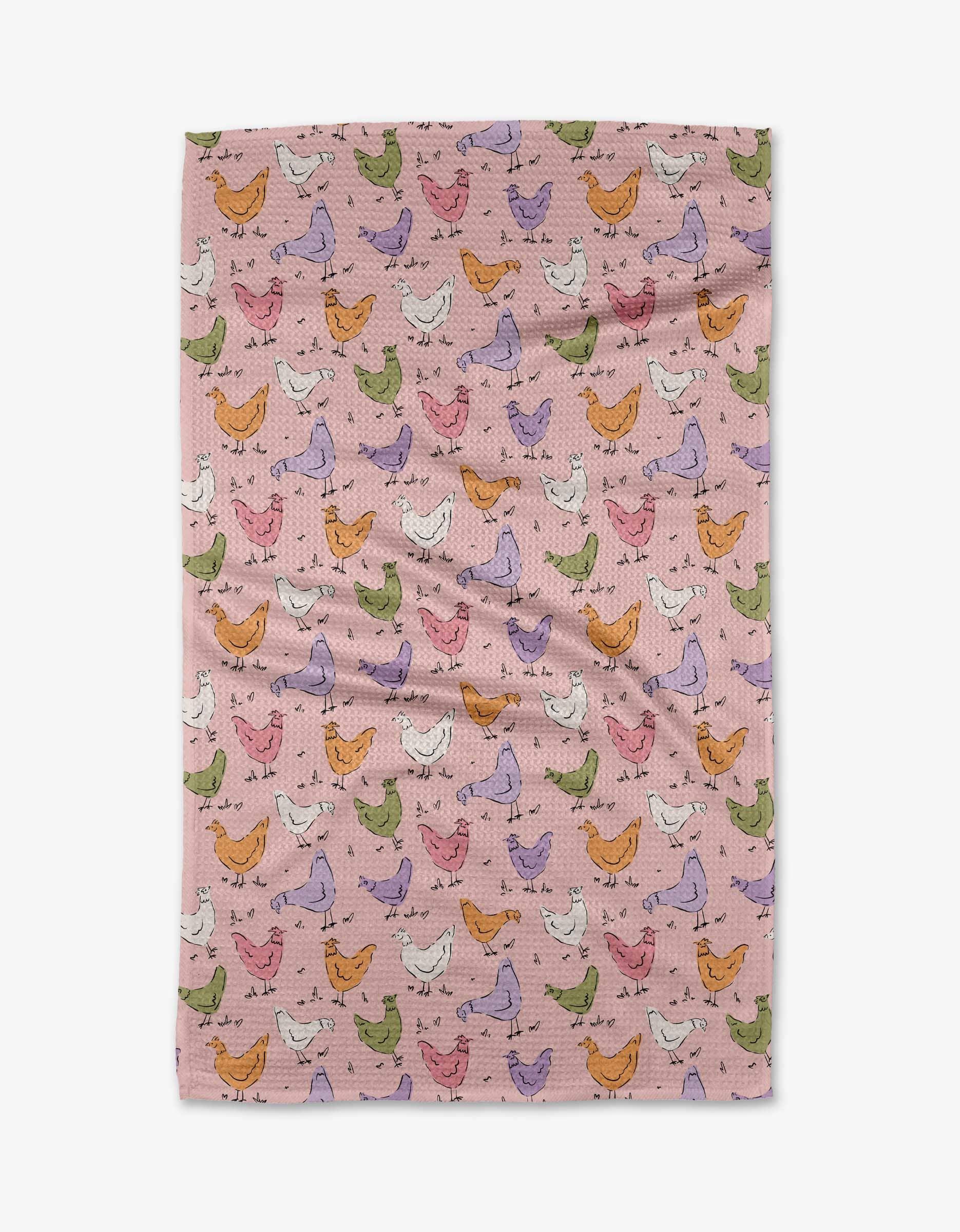 Geometry Spring Chickens Tea Towel - Marcel’s Culinary Experience
