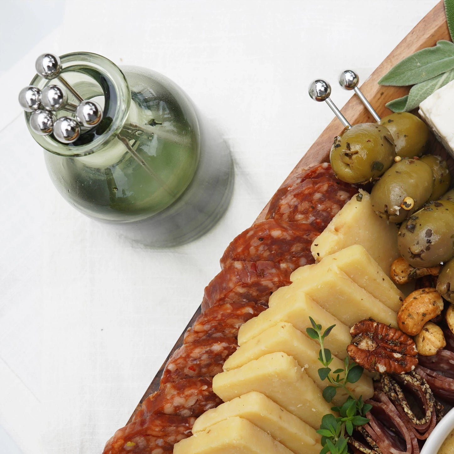 Cocktail Picks for Garnishes, Stainless (12 Piece, Short) - Marcel’s Culinary Experience