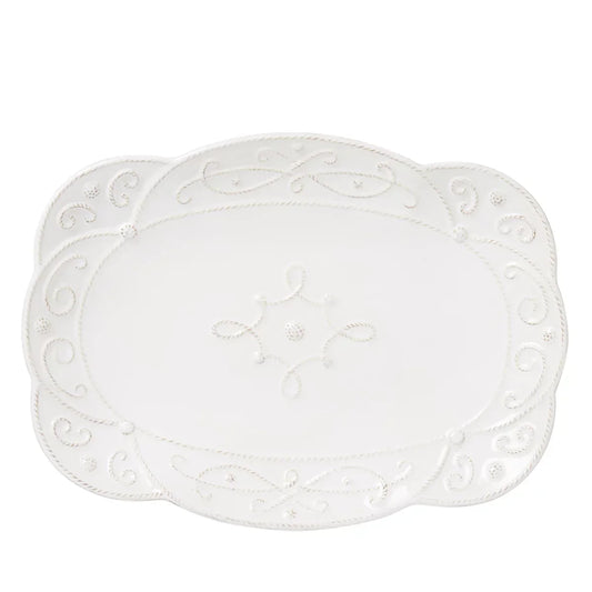 Juliska Jardins du Monde 15" Platter - Whitewash - Marcel’s Culinary Experience