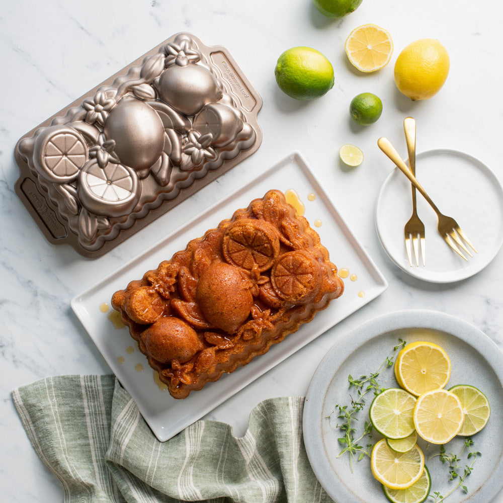 Nordic Ware Citrus Blossom Loaf Pan