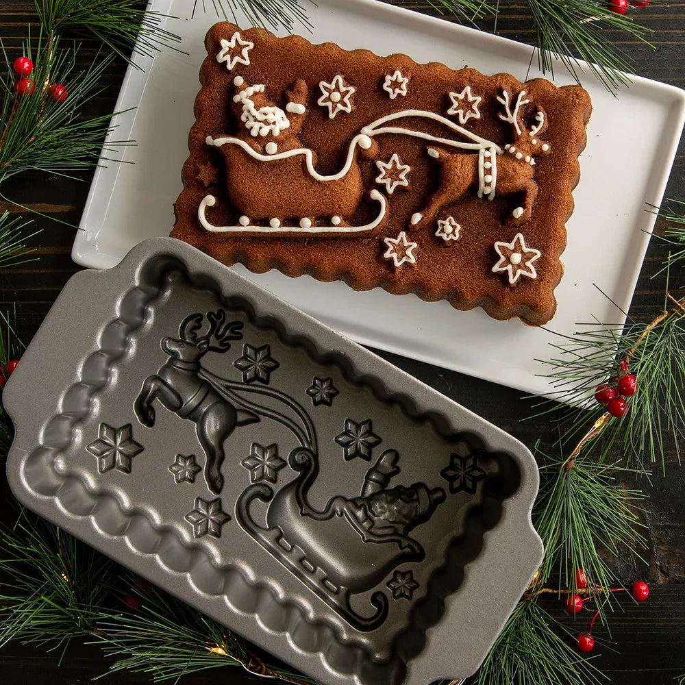Nordic Ware Santa's Sleigh Loaf Pan - Marcel’s Culinary Experience