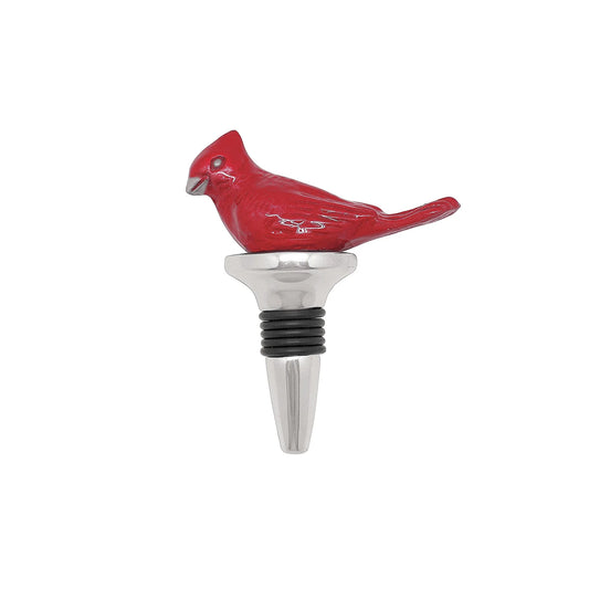 Mariposa Red Cardinal Bottle Stopper