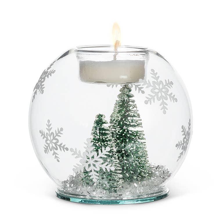 Brush Tree & Snow Ball Votive-4"D-207 - Marcel’s Culinary Experience