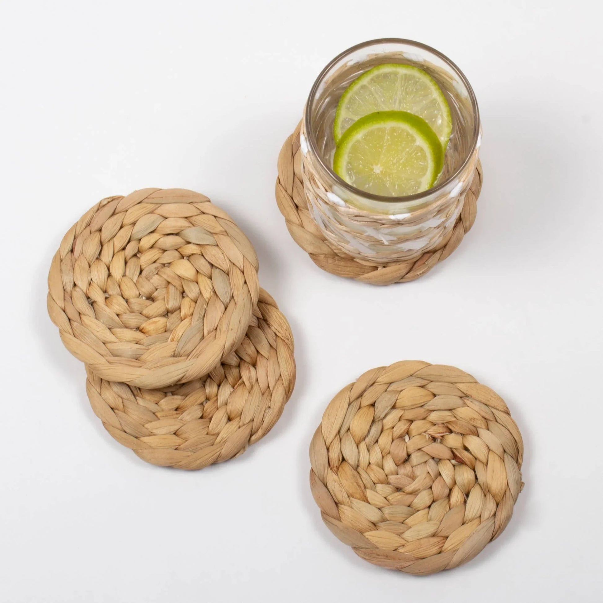Natural Woven Coaster Set - Marcel’s Culinary Experience