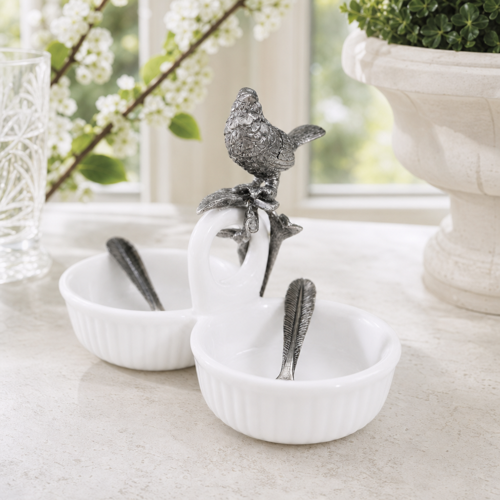 Songbird Double Salt & Spice Cellar