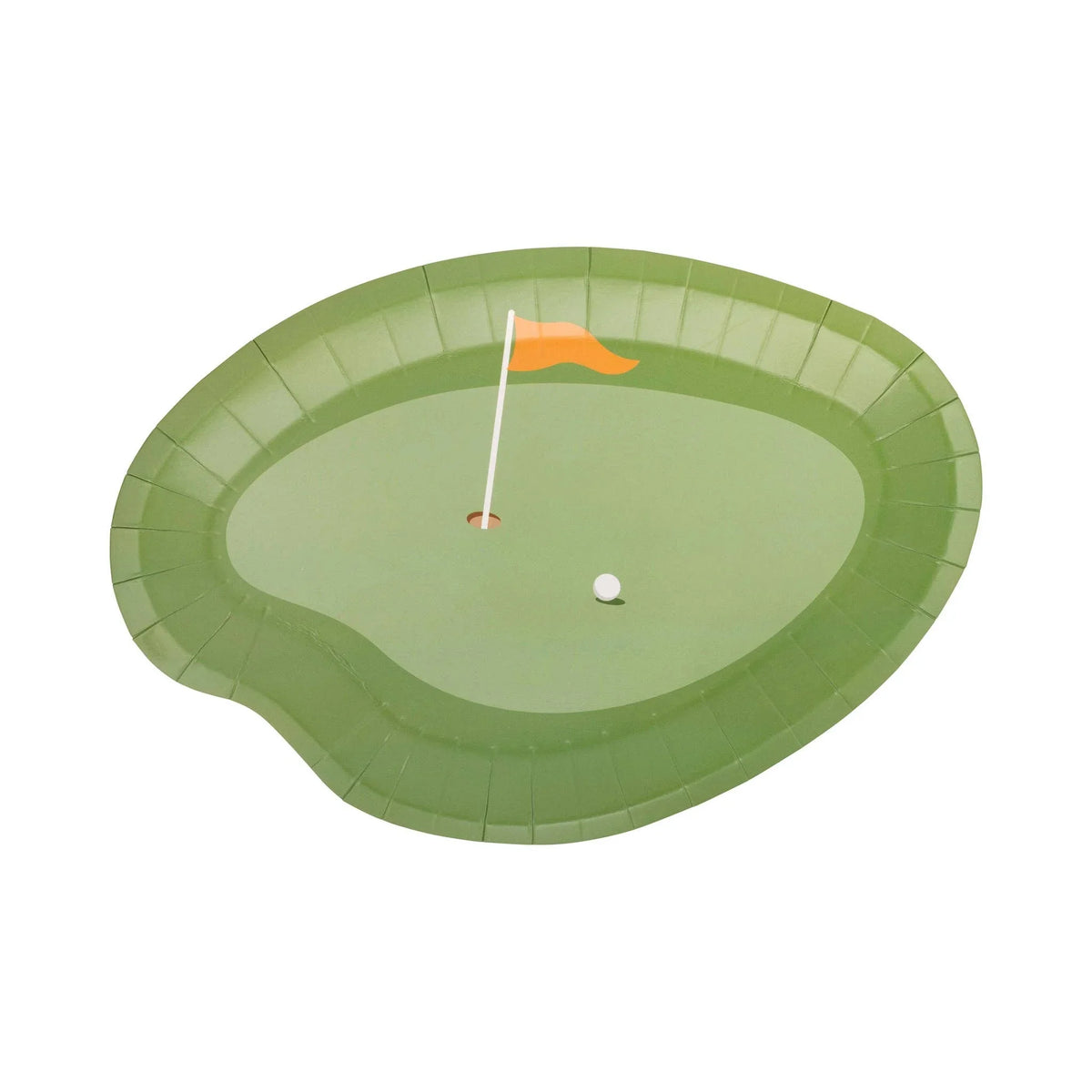 Putting Green Paper Plate - Marcel’s Culinary Experience