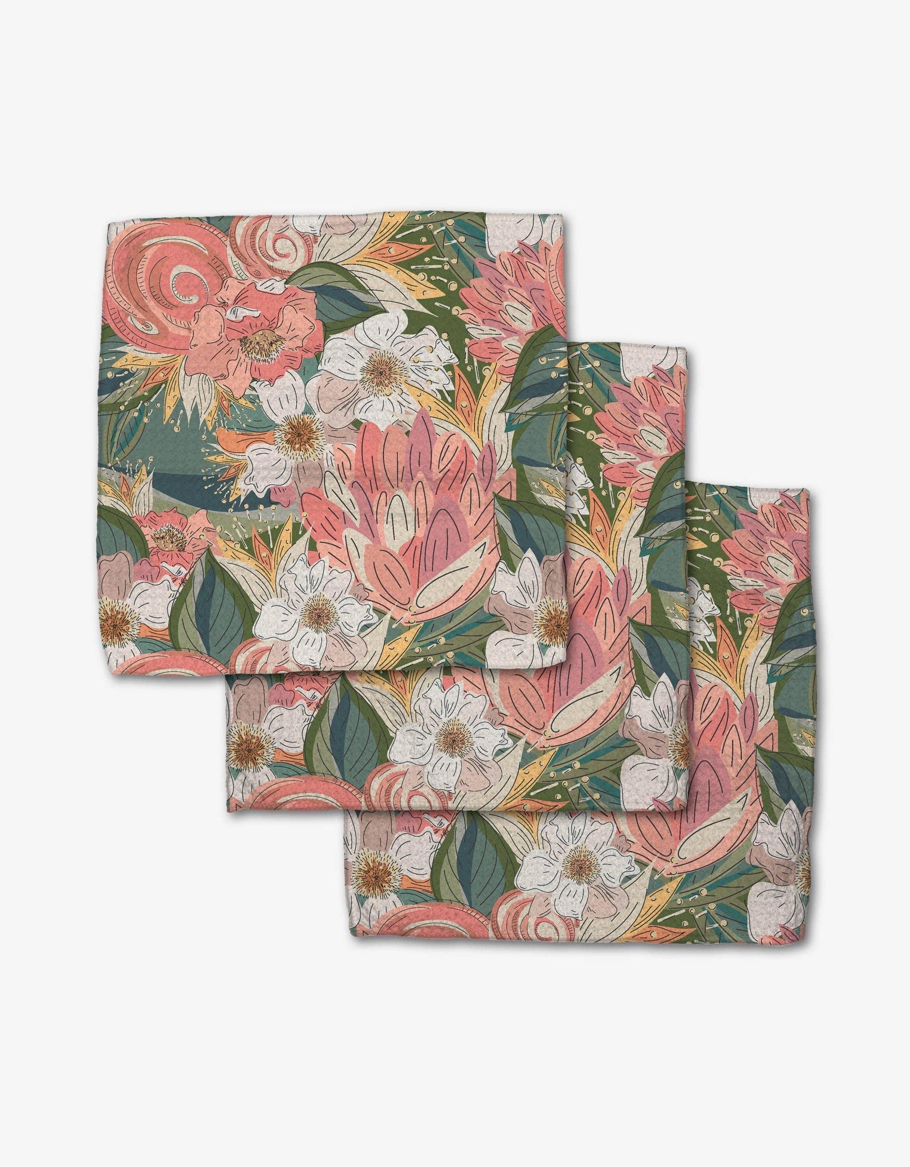 Geometry Flower Explosion Dishcloth Set - Marcel’s Culinary Experience