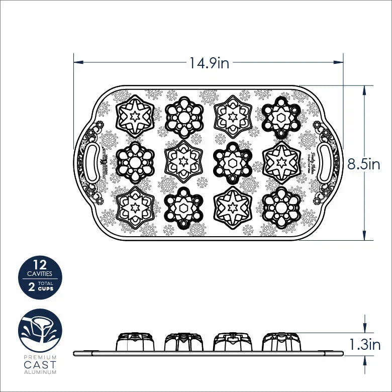 Nordic Ware Frosty Flakes Bites Pan - Marcel’s Culinary Experience